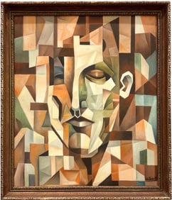 WILBER HERERRA ORTIZ (20th c, Mexico) Merida Artist, Cubist