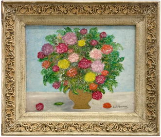 DEL MANNING New Port Richey Florida Artist Still Life 1972