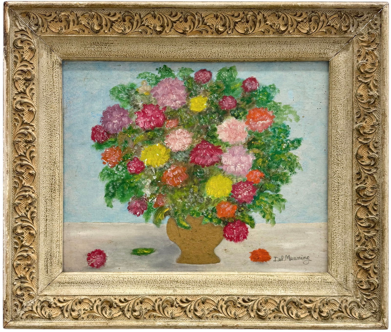 DEL MANNING New Port Richey Florida Artist Still Life 1972 (1 of 3)