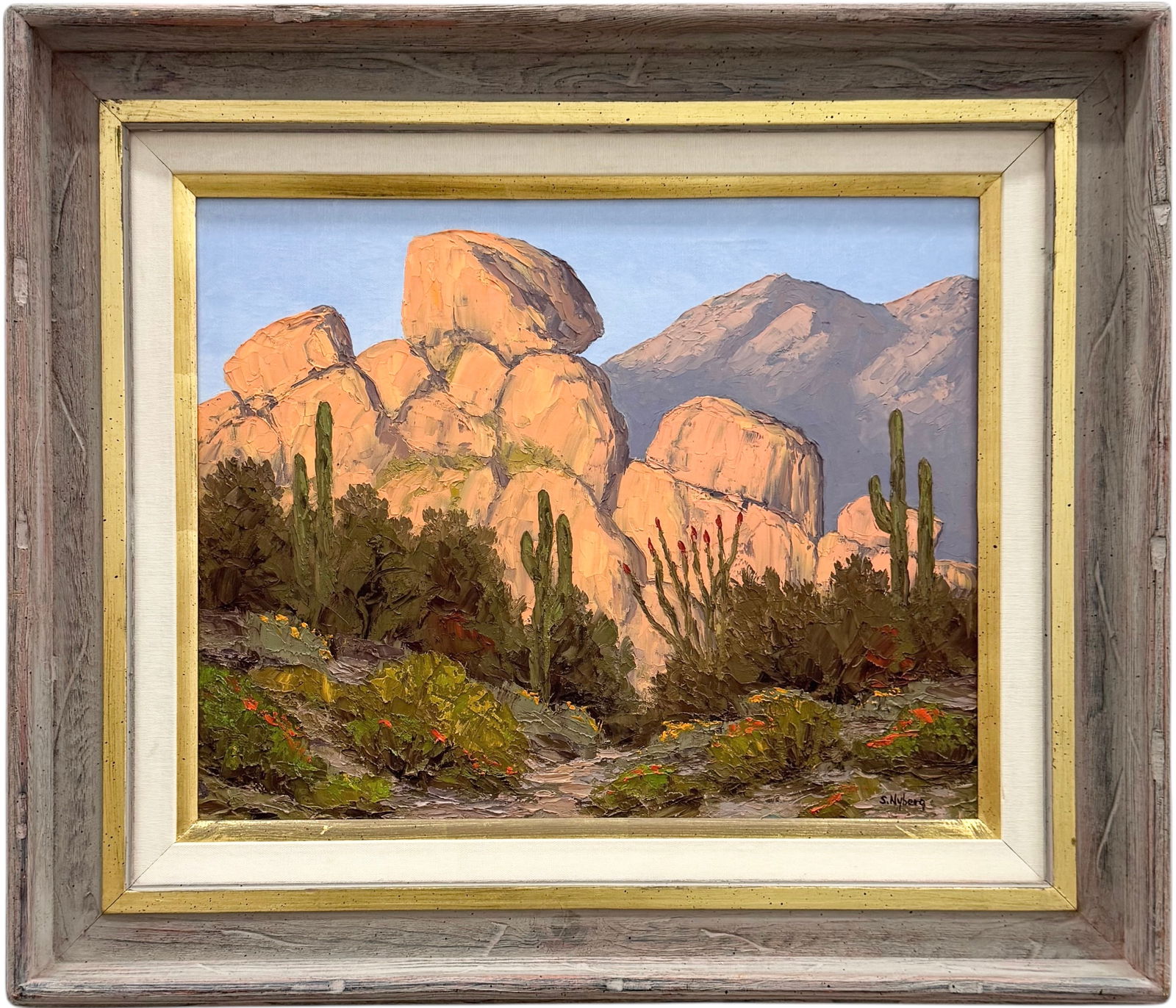 SUSANNE NYBERG (b. 1953, American) Arizona Landscape (1 of 4)