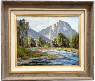 SUSANNE NYBERG (b. 1953, American) Teton National Park Jackson Hole, Wyoming