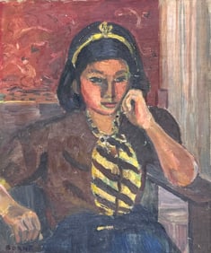 MORTIMER BORNE (1902–1987, Polish American) Abstract