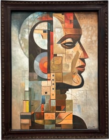 WILBER HERERRA ORTIZ (20th c, Mexico) Merida Artist, Cubist