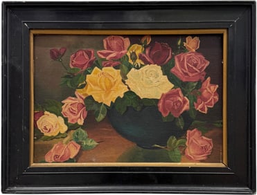 Early 20th Century English School Still Life Of Flowers