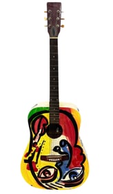 PETER KIEL Painted Guitar