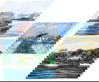 HERBERT WEINTRAUB (20th c, American) (3) Paintings