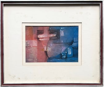 ANTONIO MADRID Mid-Century Spanish Monoprint Abstract, Exhibited