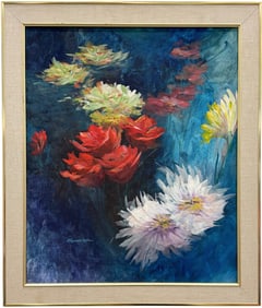 ELIZABETH ZYTKO (20th c, American) Floral Abstract