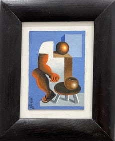 WILBER HERERRA ORTIZ (20th c, Mexico) Merida Artist, Cubist