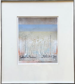 RICHARD VAUX (b. 1940 America, Iceland) Atmospheric Abstract