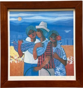 CANDIDO BIBO Dominican Republic Hand Signed Print