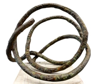 Contemporary Metal Abstract Sculpture