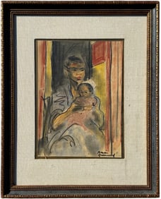 MARION GREENWOOD (1909-1970, American) Mother & Child