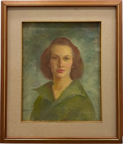 JANE DOWNS CARTER (20th c, American) Self Portrait