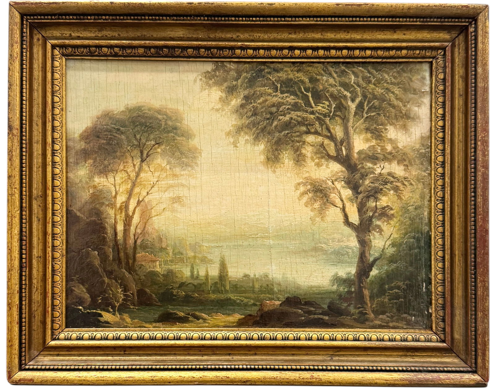 Romantic European Coastal Landscape Oil Painting, Possibly Italian School (1 of 3)