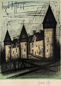 BERNARD BUFFETT (20th c, French) Pencil Signed Lithograph