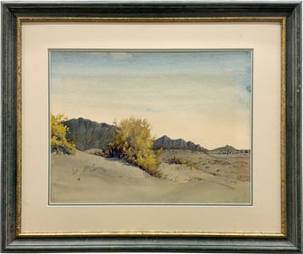 WILLIAM J. BARTKO (1905 - 1989, American) Desert Landscape, California Artist