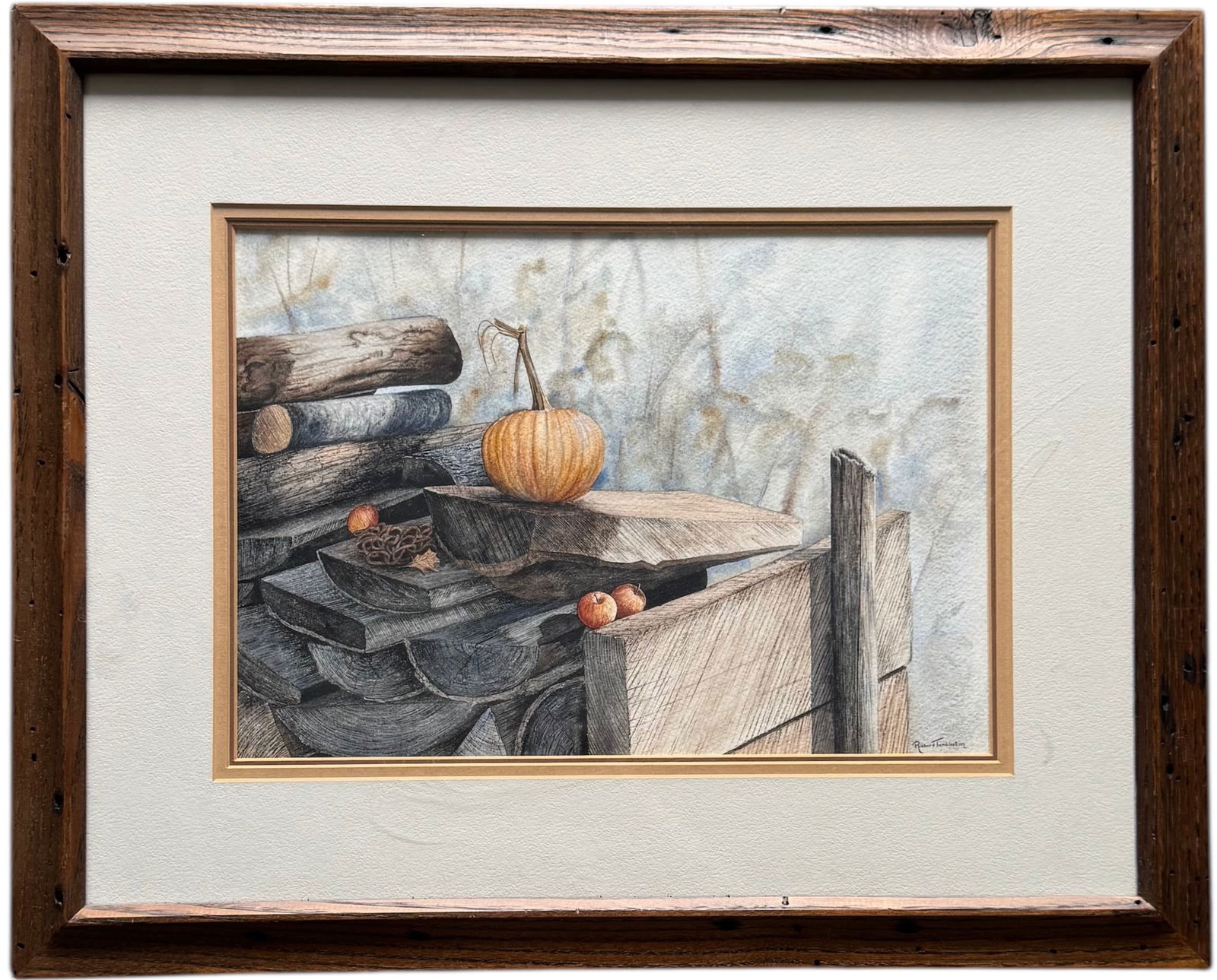 RICHARD TUMBLESTON (b. 1951, American) North Carolina Artist, Watercolor (1 of 4)