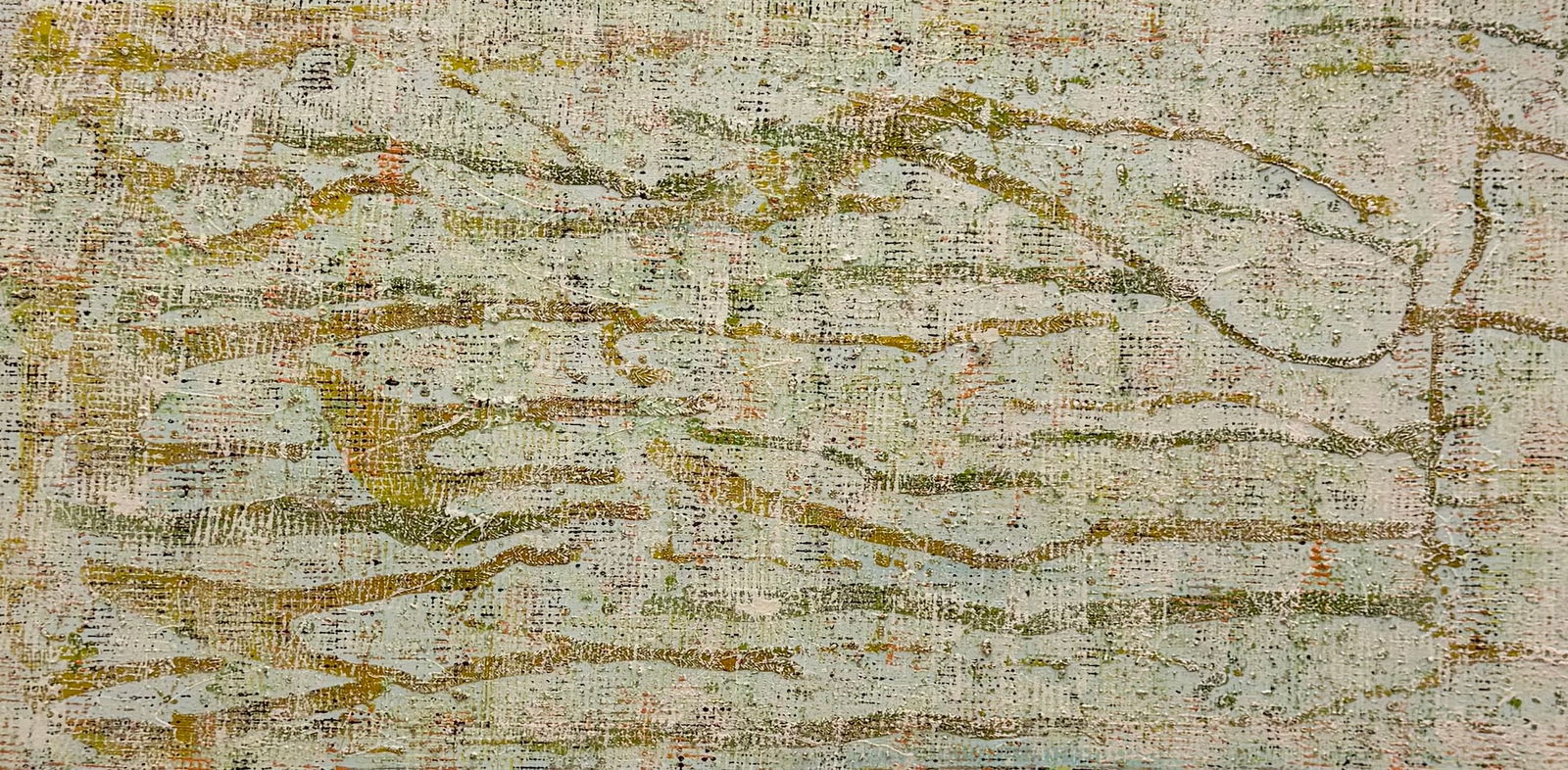 American Mid-Century Modern Abstract Expressionist Oil Painting Signed Verso (1 of 3)