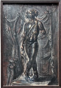 ROMAN CHATOV (1900-1987, Georgian) Modernist Figure