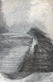 JUAN LUIS ILISASIGUI (b. 1964 Cuba) Monumental Abstract 87"