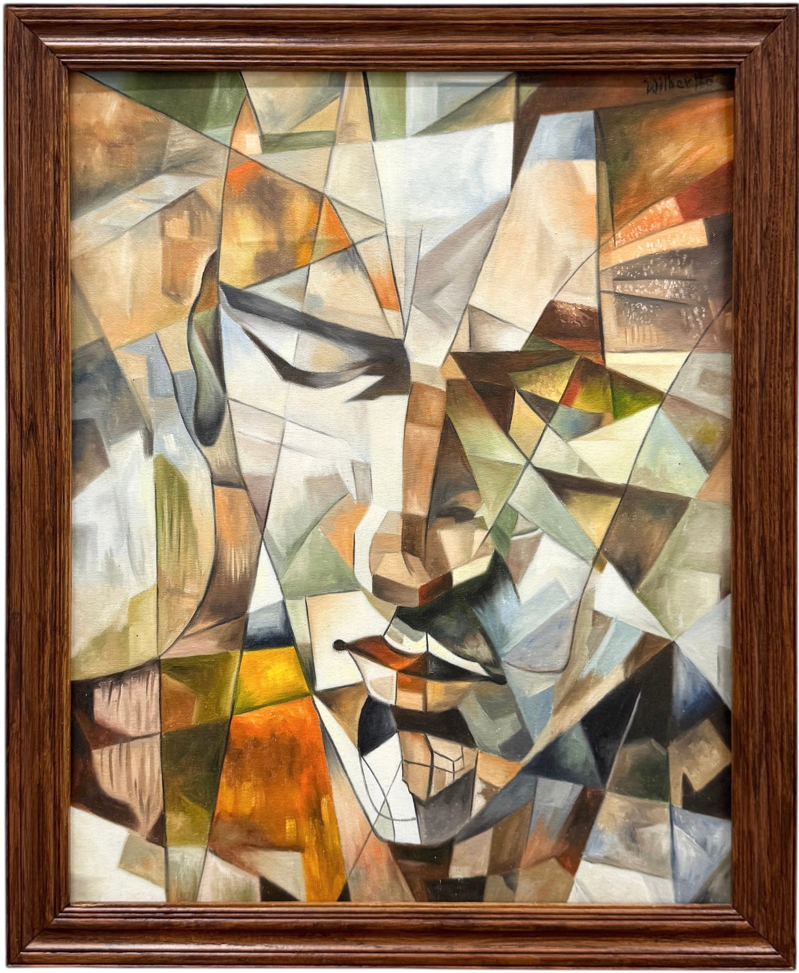 WILBER HERERRA ORTIZ (20th c, Mexico) Merida Artist, Cubist (1 of 3)