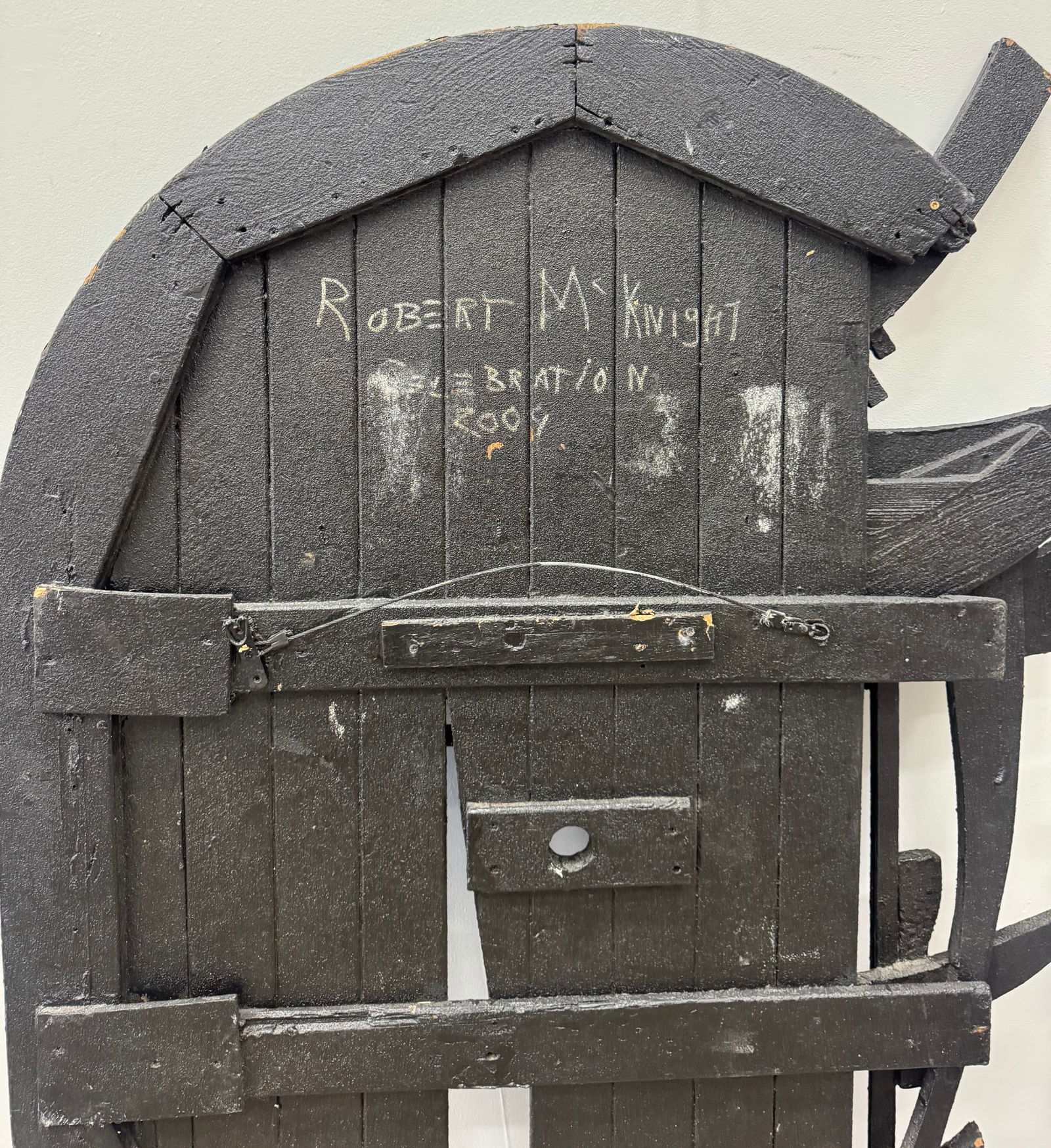 ROBERT MCKNIGHT Monumental Painted Wooden Constructivist Abstract Wall Assemblage - 4