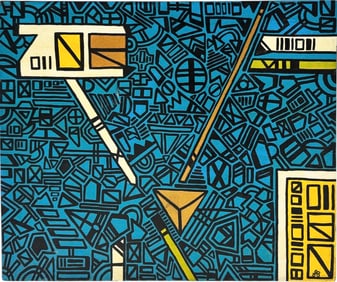 LUCY BAILEY (20th c, American) Abstract, Cleveland Artist