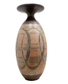 Mid-Century Designs West Stoneware Pottery Vase