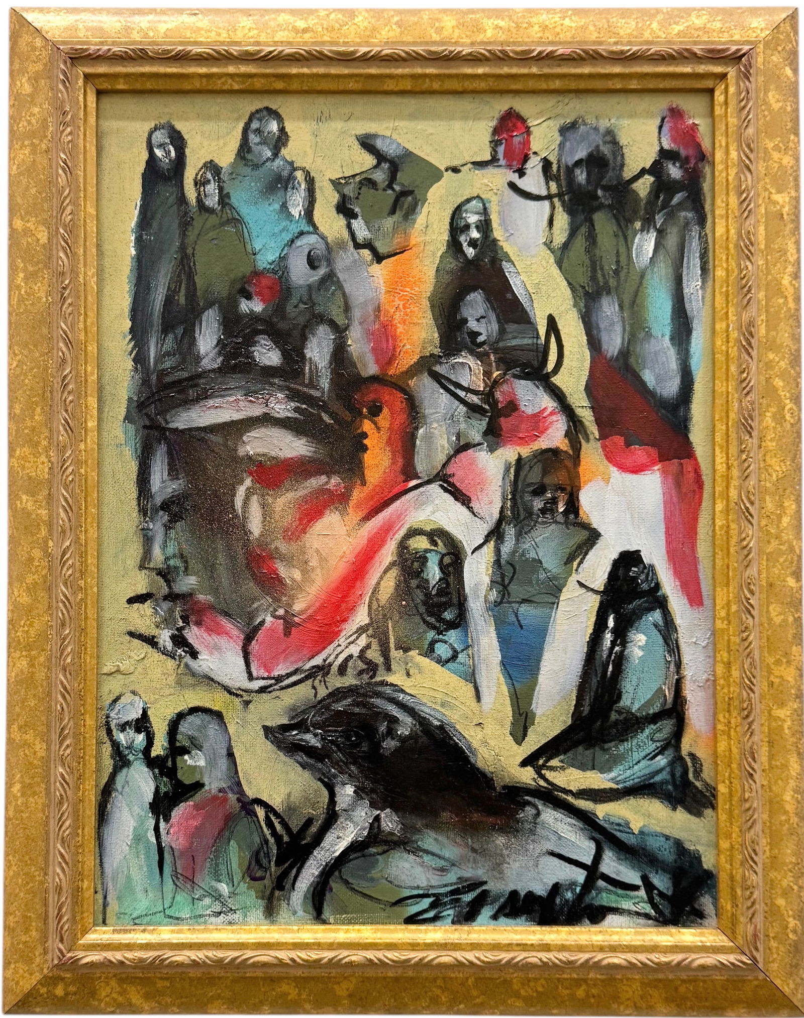 Danilo Maldonado Machado (20th, Cuban) Abstract (1 of 3)