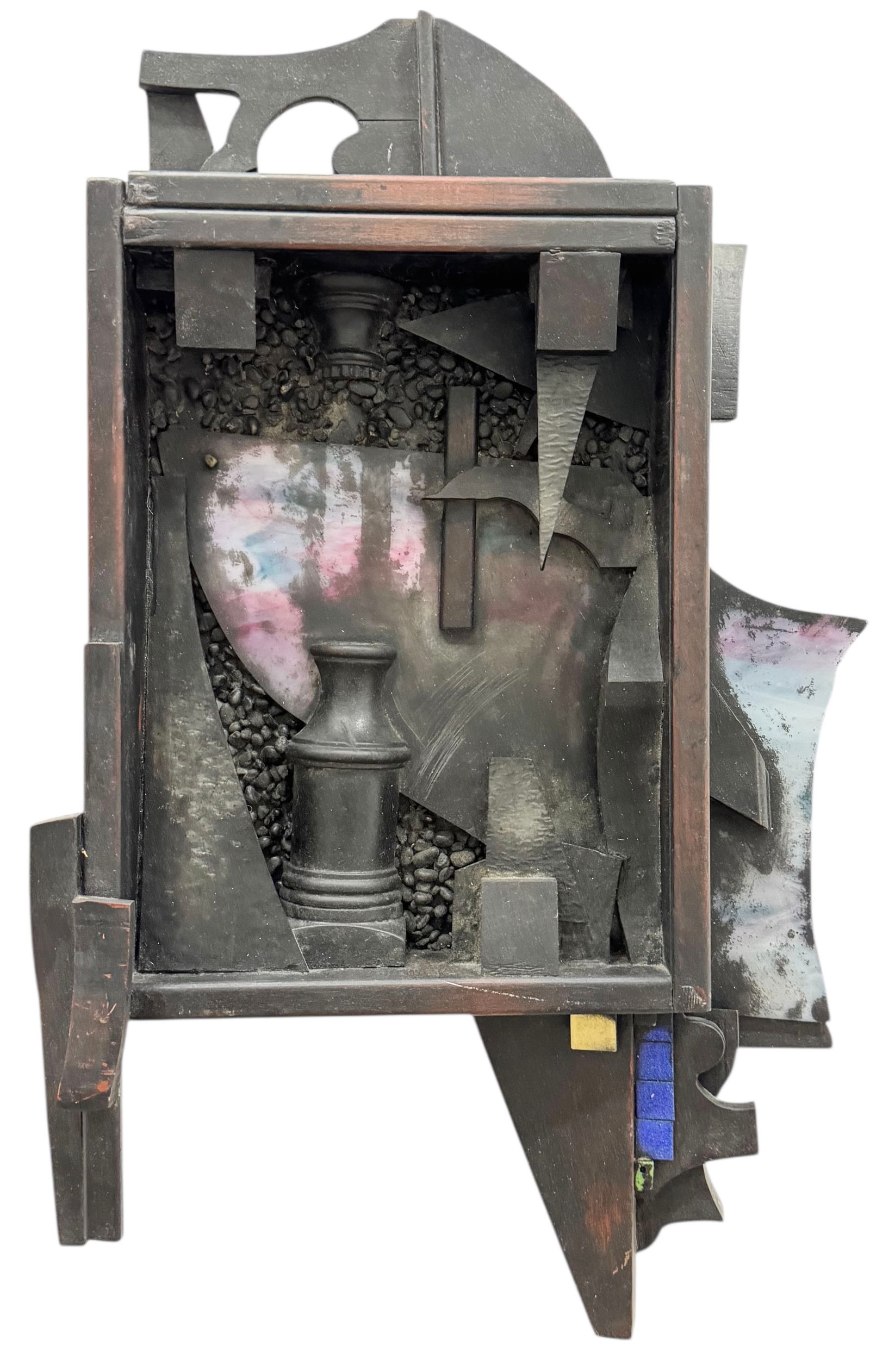 ROBERT MCKNIGHT (20th c, American) Mixed Media Assemblage, Miami Artist (1 of 4)