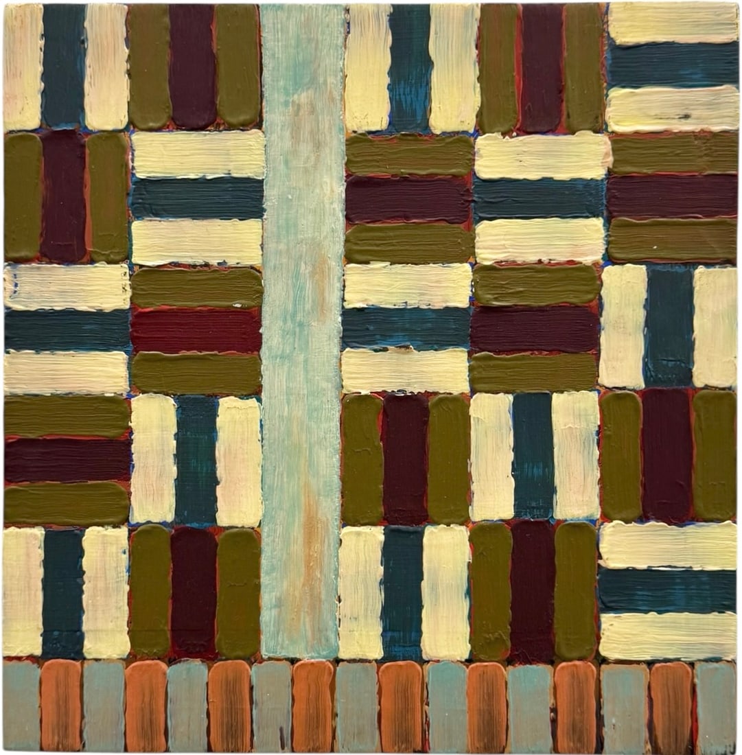 GLENN TOMLINSON (20th c, American) Abstract, Philadelphia Gallery Label (1 of 3)