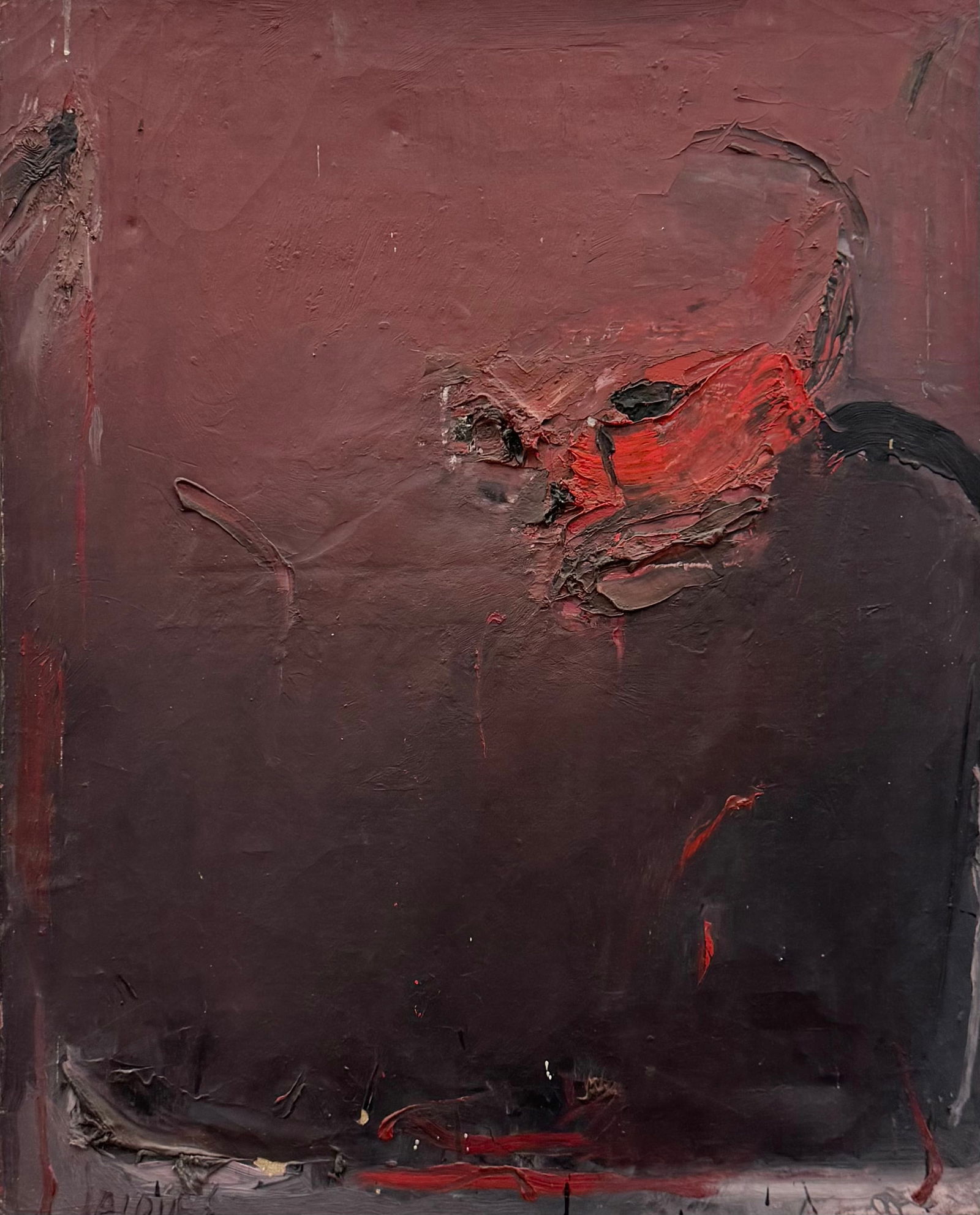 JACQUES GRINBERG (1941-2011, Bulgaria) Figural Abstract (1 of 3)