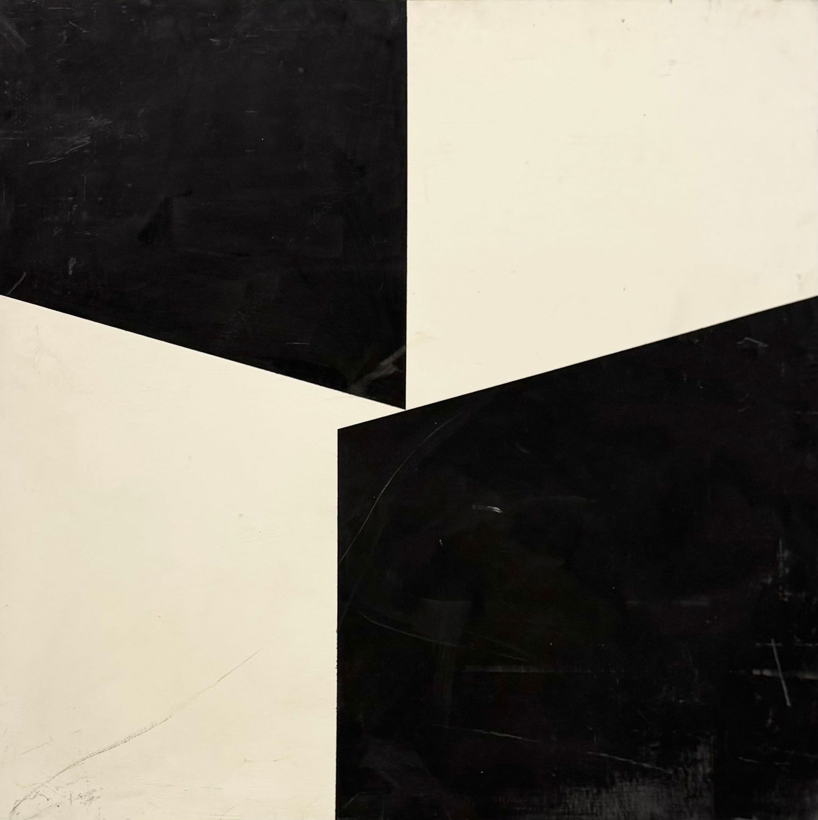 RAYMOND J MACMAHON (1913-2023, American) Hard Edge Abstract, Alabama Artist (1 of 3)