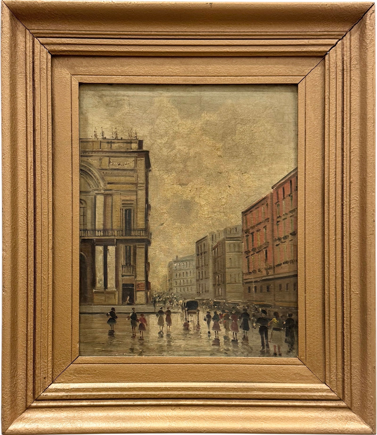 Early 20th Century Italian Impressionist Cityscape Of Rome (1 of 2)