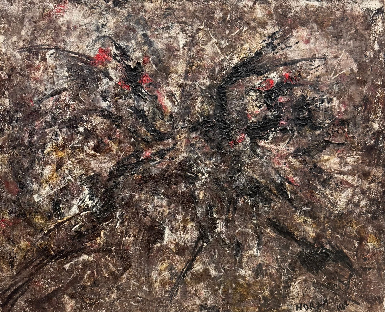 RUTH HORAM (1931-2021, Israeli) Abstract (1 of 3)