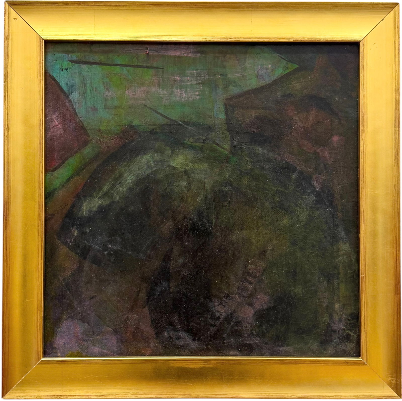 JOE STEPHENS Nicely Framed Contemporary Abstract, Philadelphia Artist (1 of 2)