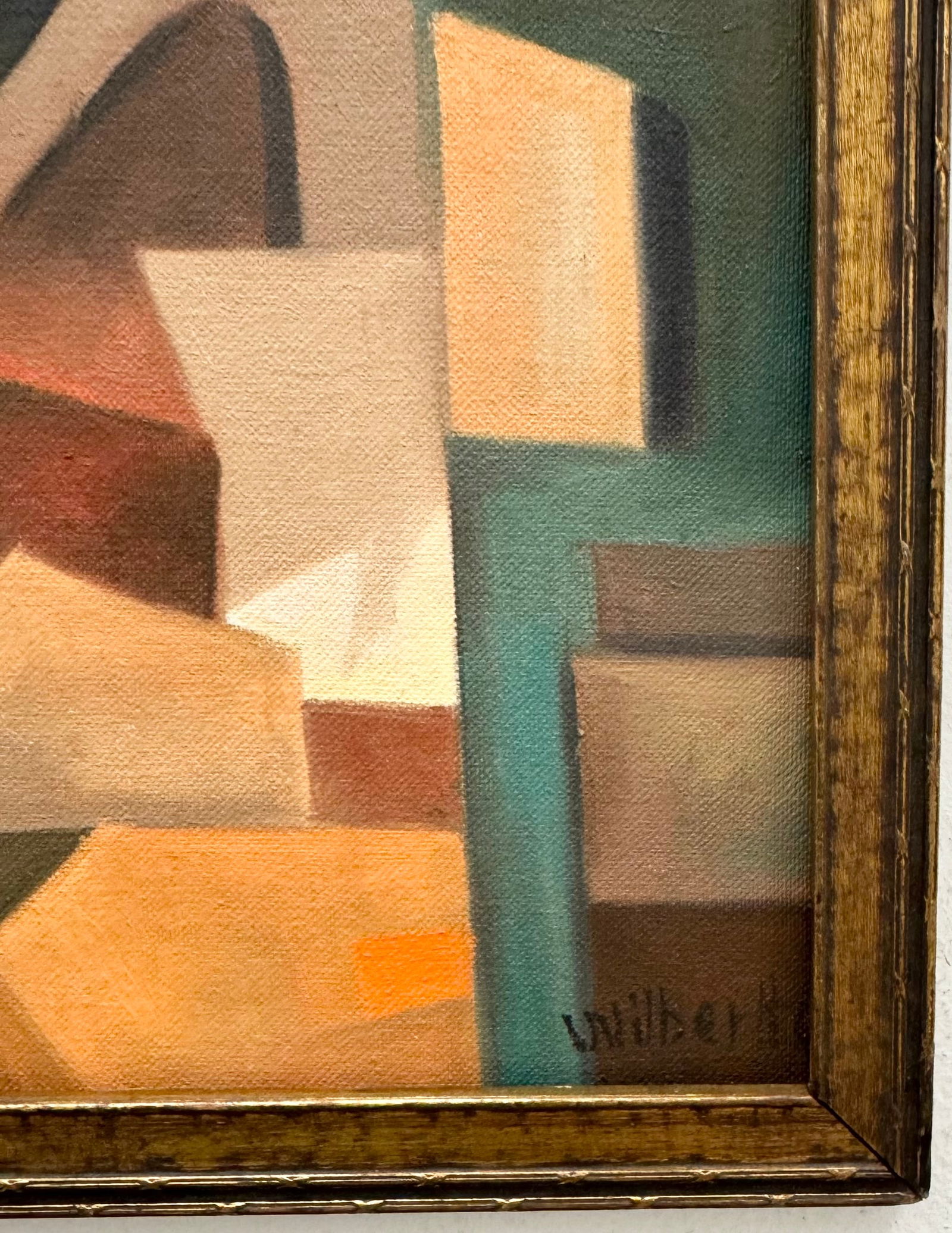 WILBER HERERRA ORTIZ (20th c, Mexico) Cubist Abstract - 2