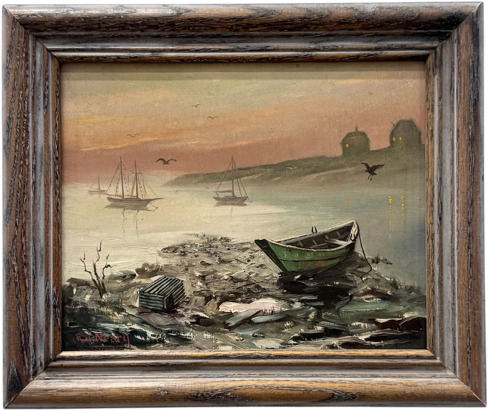 ROBERT J NEARY (1924-2012, American) Seascape (1 of 4)