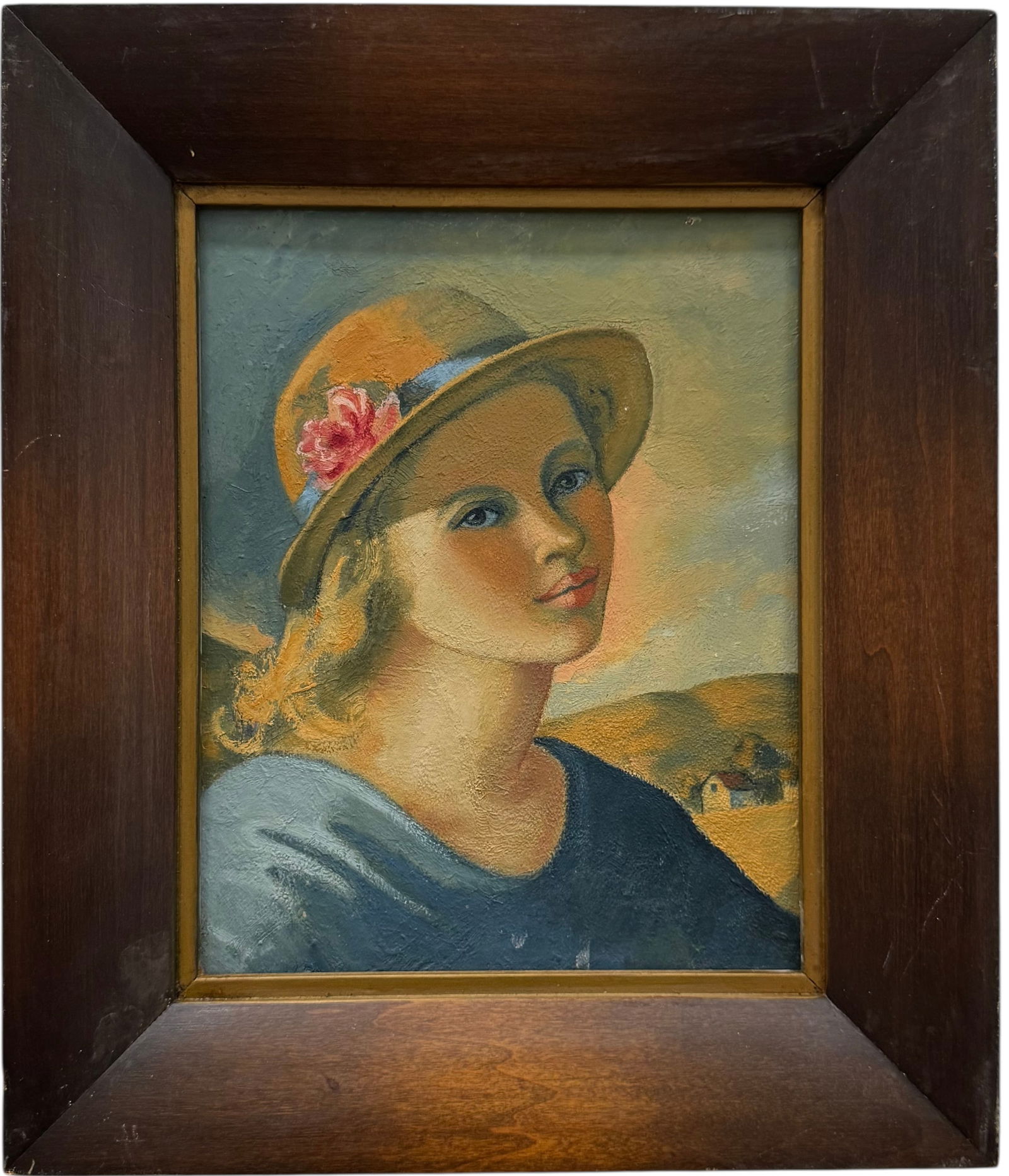 Early 20th Century American Modernist Portrait Of A Woman (1 of 2)