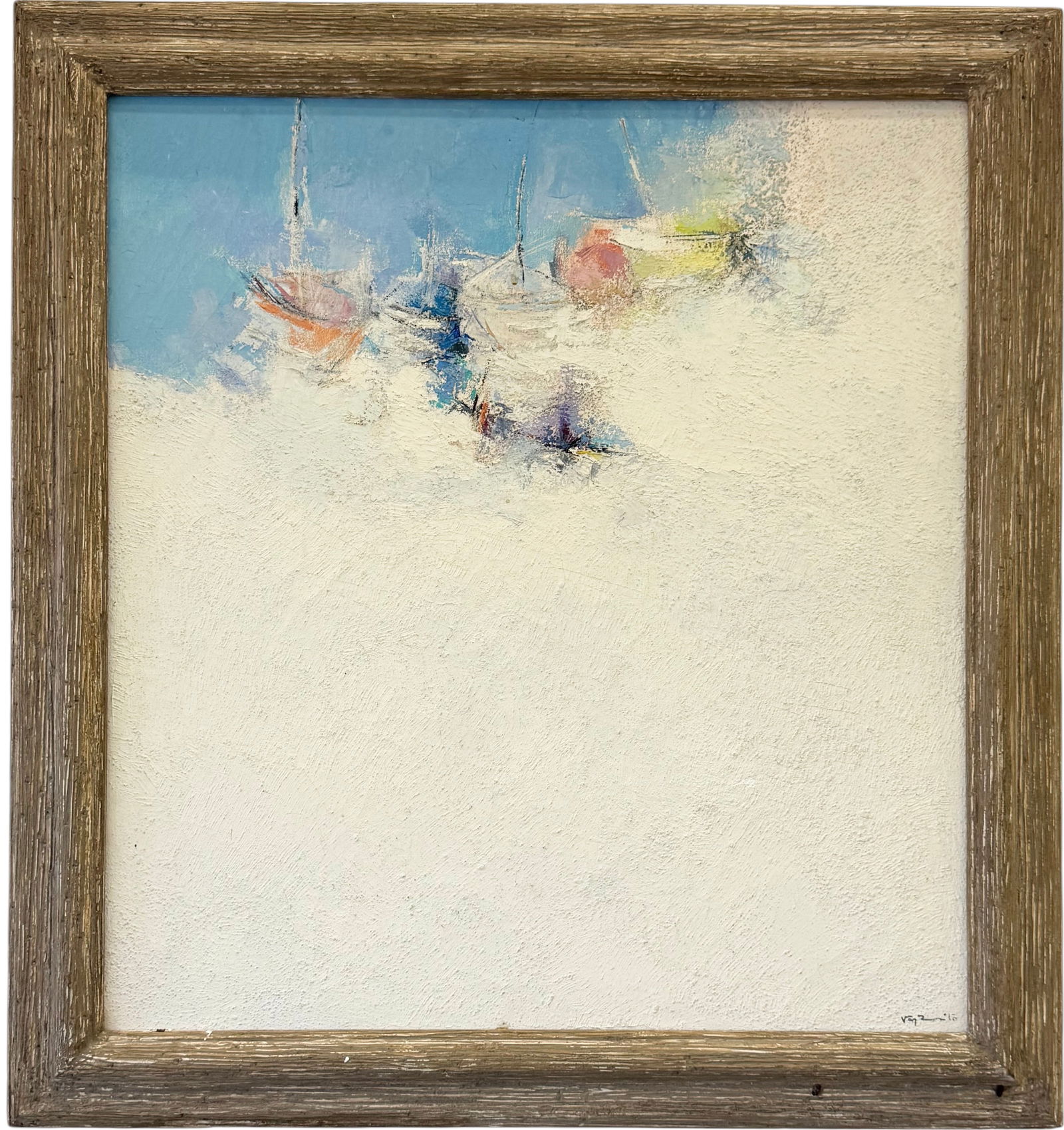 RAMON VASQUEZ BRITO (1922-2015, Venezuela) "Remanso" 1969 (1 of 4)