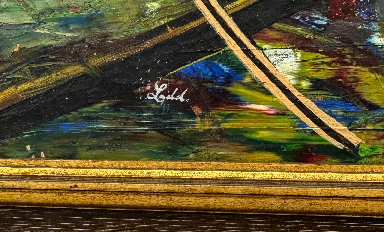 ROLAND E LADD American Abstract Expressionist Tokyo Japan 1957 - 2