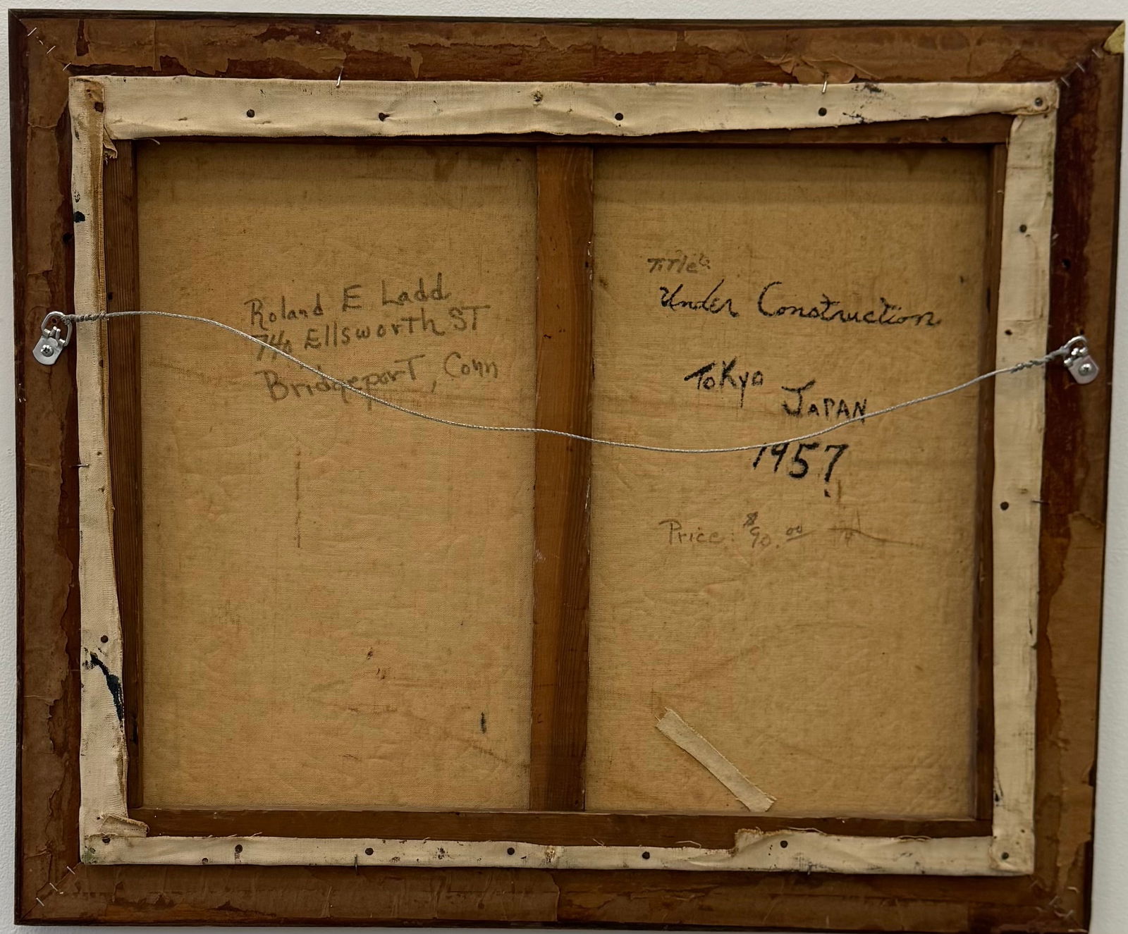 ROLAND E LADD American Abstract Expressionist Tokyo Japan 1957 - 5