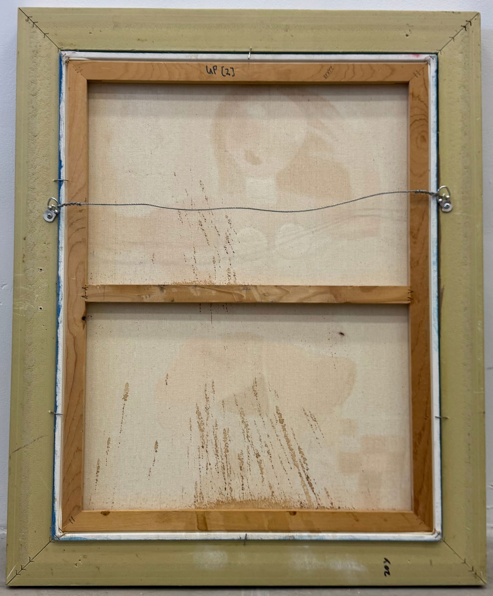 Nicely Framed Cubist Woman Drinking Signed Signed Oil On Canvas - 3