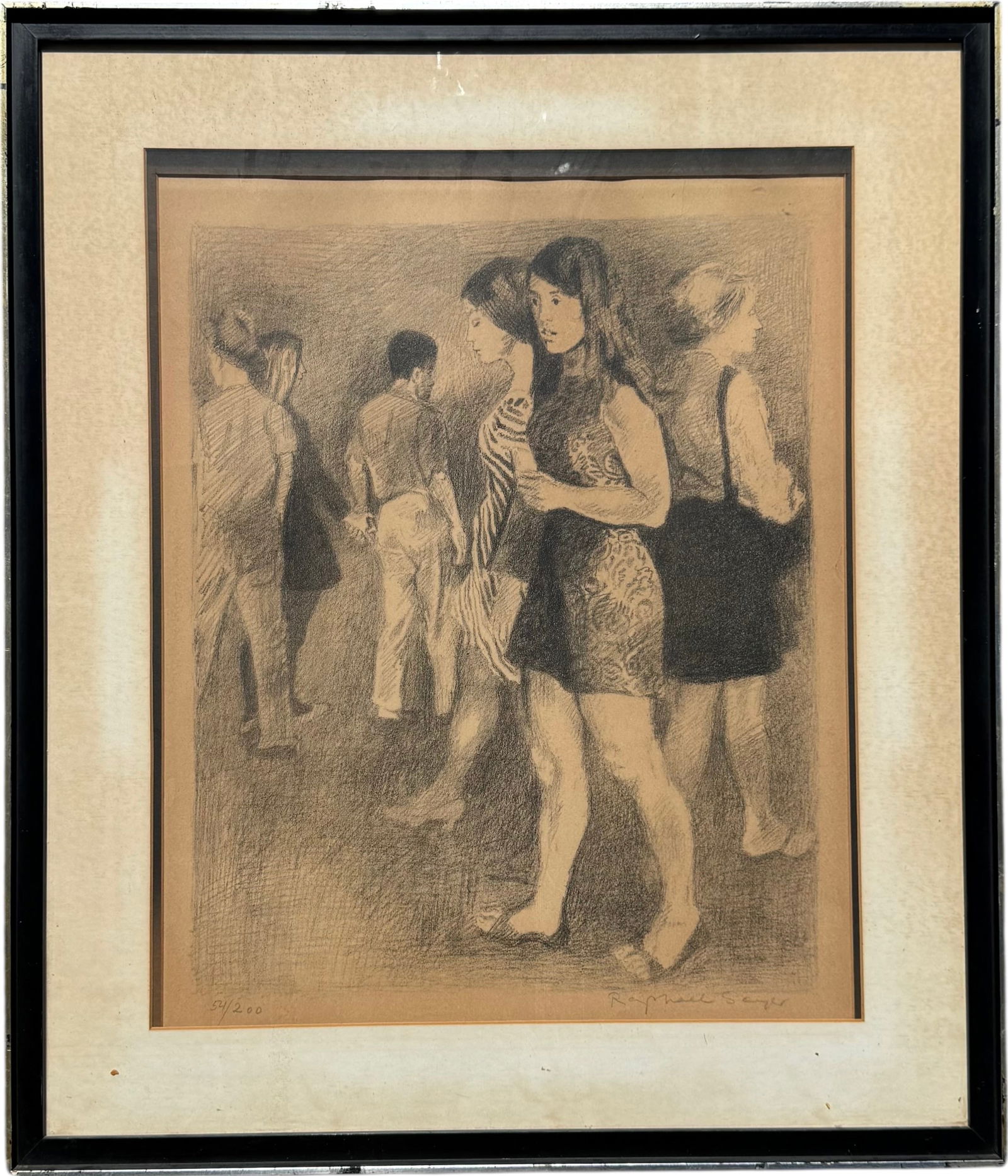 RAPHAEL SOYER, Pencil Signed Lithograph (1 of 3)