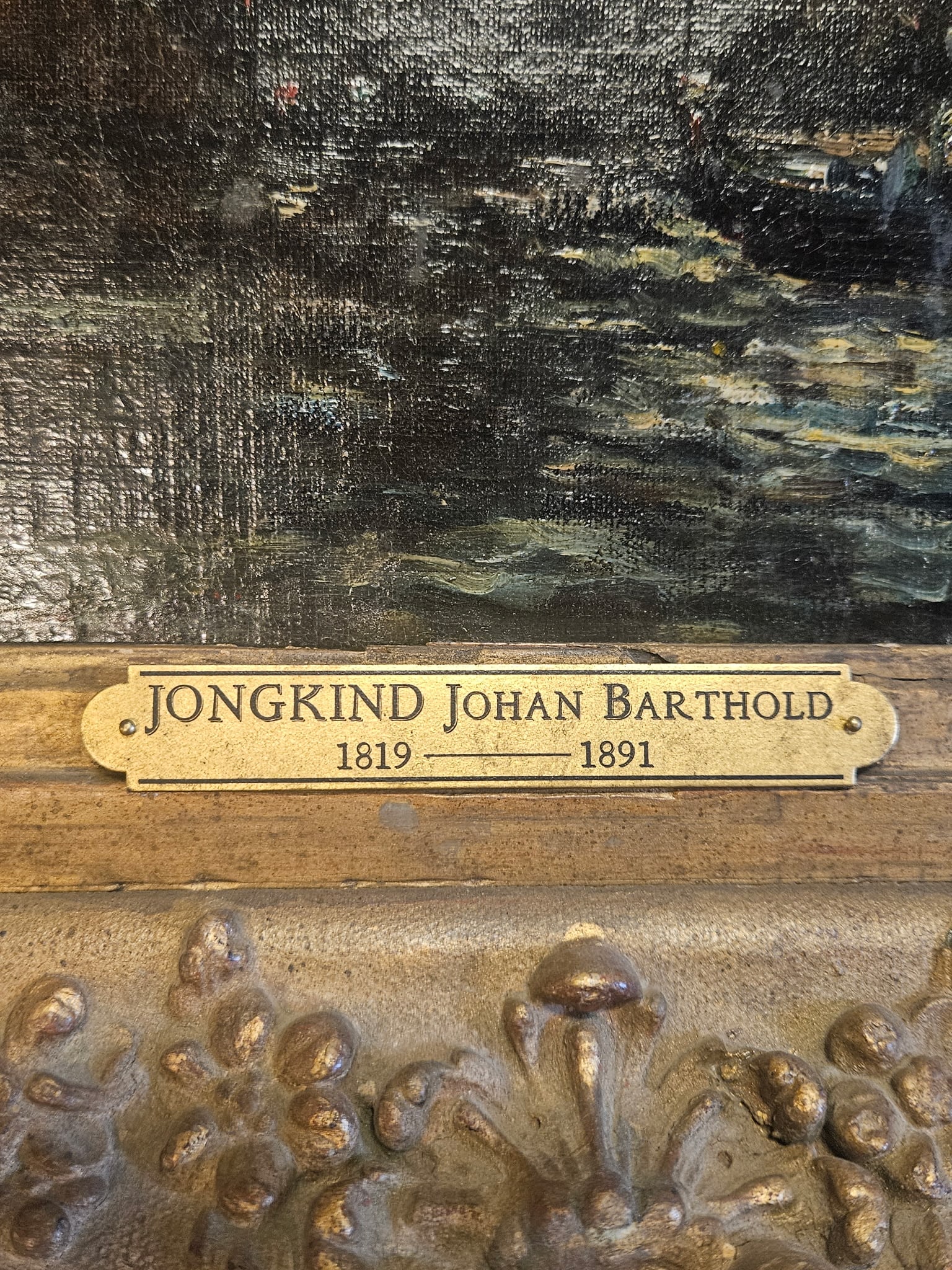 JOHAN BARTHOLD JONGKIND (1819-1891, Dutch) London Harbor Scene - 5