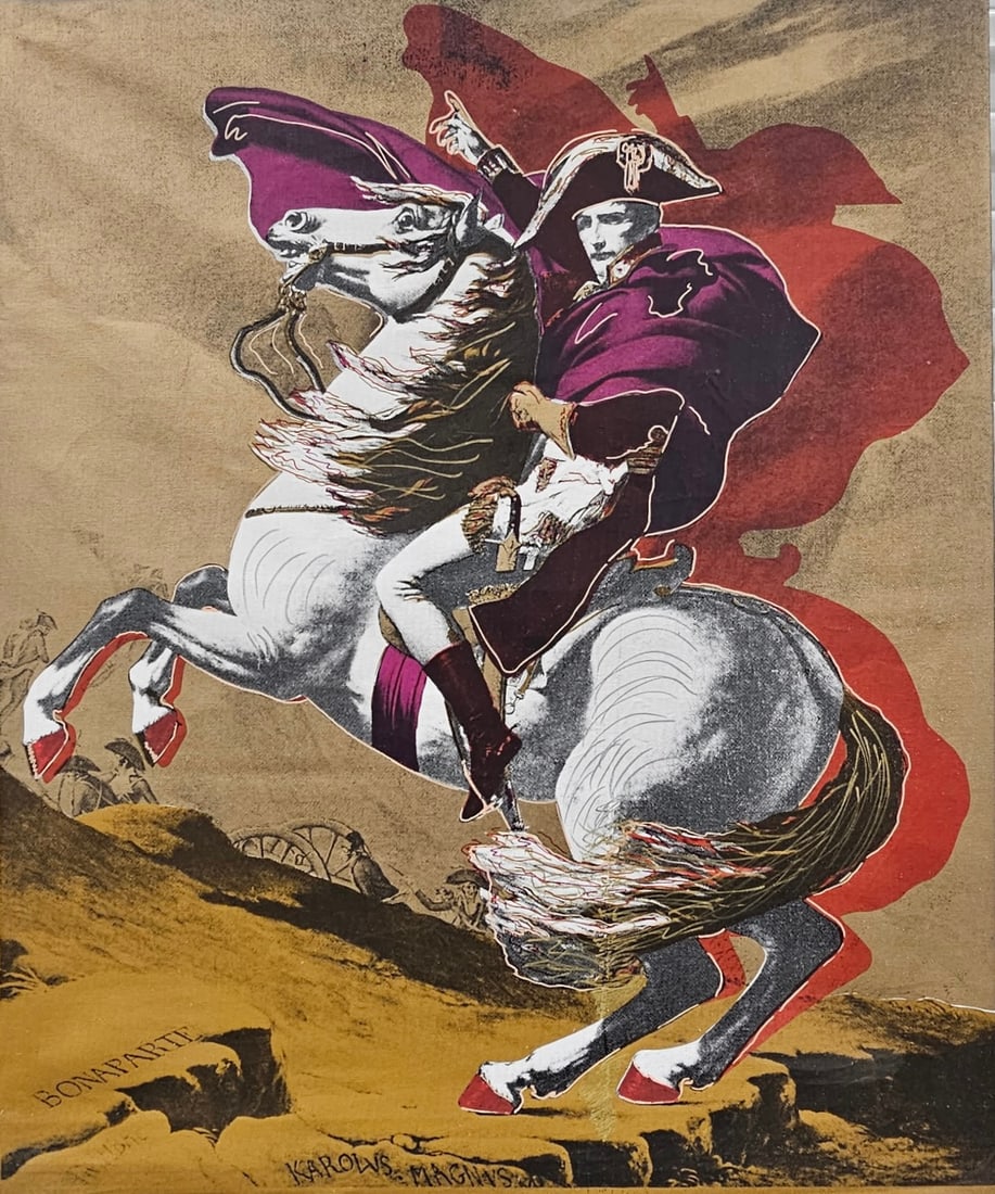 STEVE KAUFMAN (1940-2010, American) Napoleon (1 of 2)