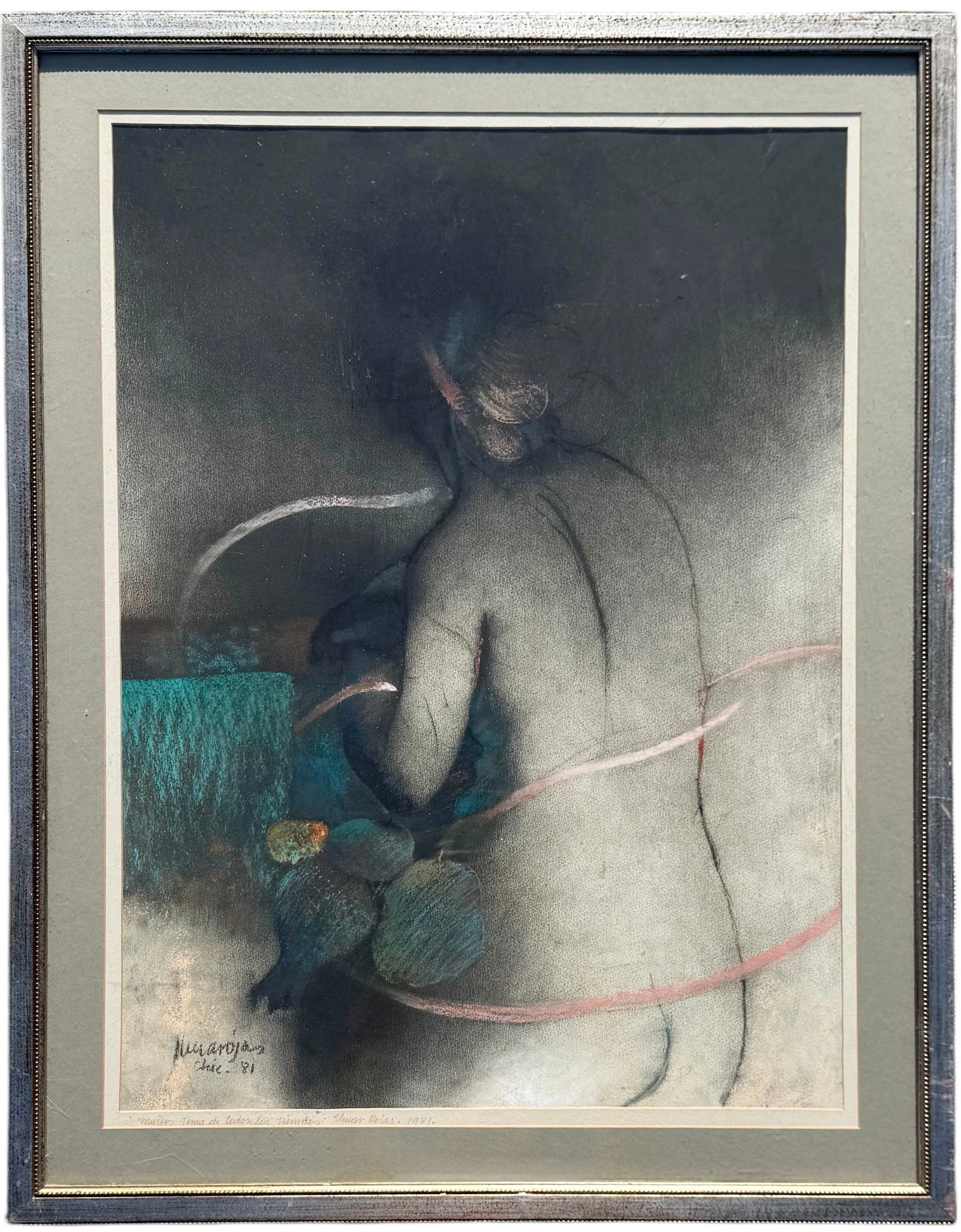 ELMAR ROJAS (1938-2018, Guatamala) Pastel, Important Artist (1 of 4)