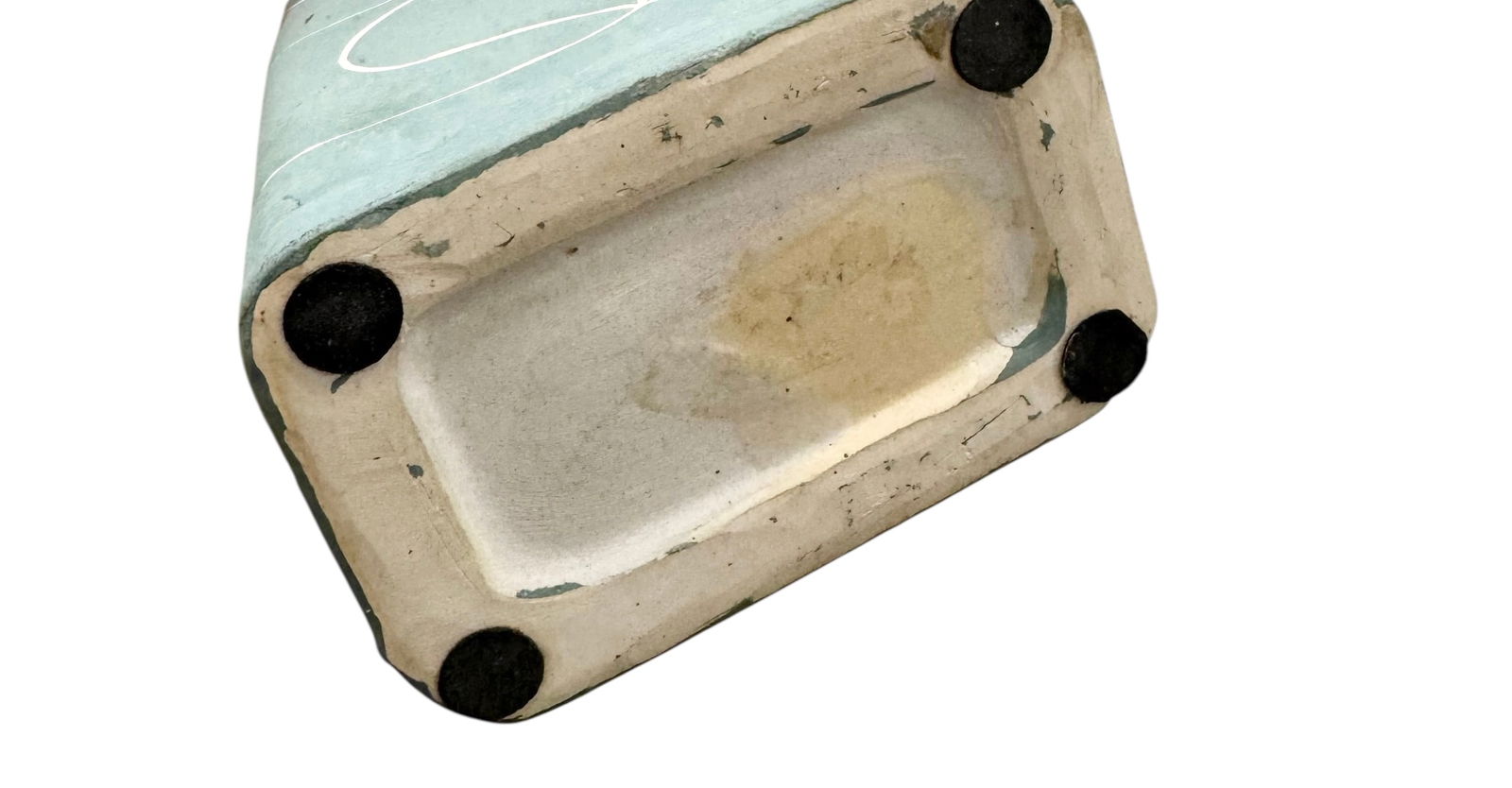 Modernist Linear Abstract Design Ceramic Vase - 4