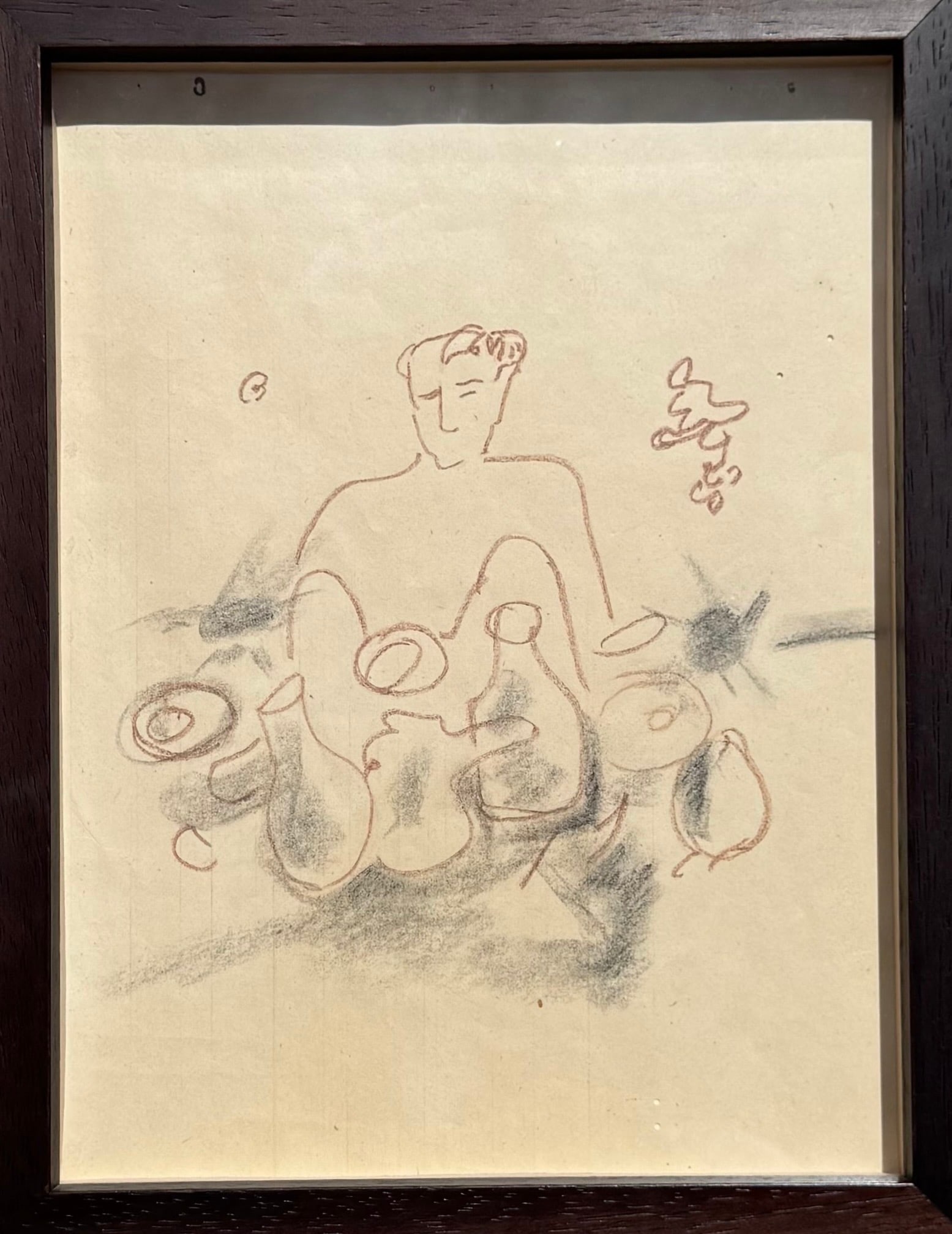 MARIANO RODRIGUEZ (1912-1990, Cuban) Colored Drawing (1 of 2)